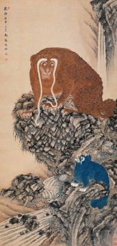 Mono Shenquan chino tradicional Pinturas al óleo